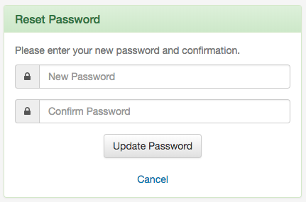 Enter new password