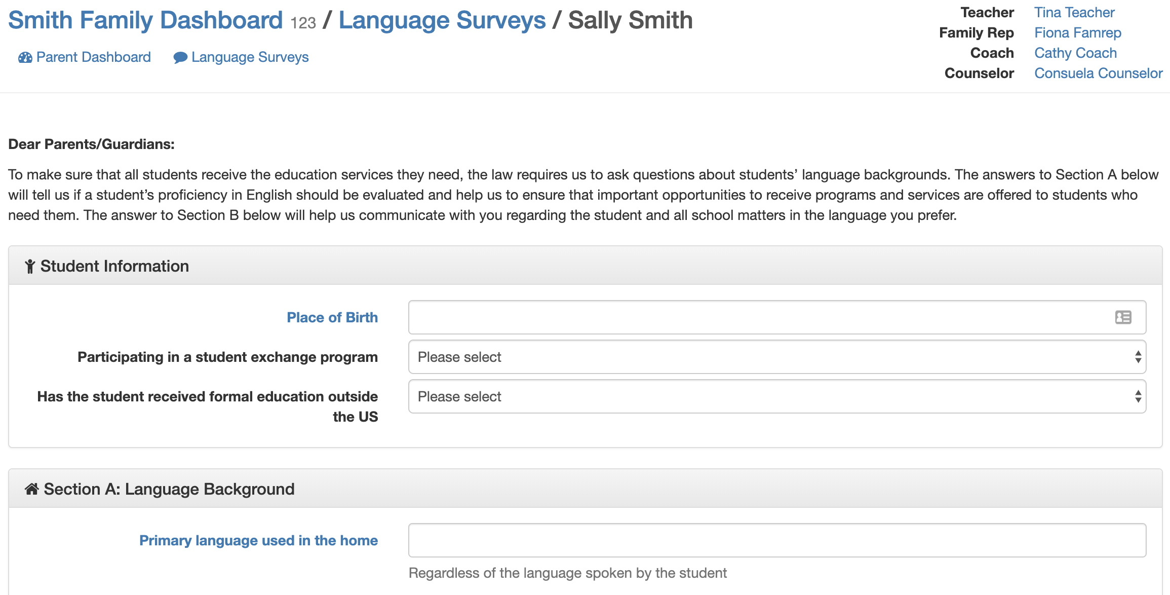 empty survey